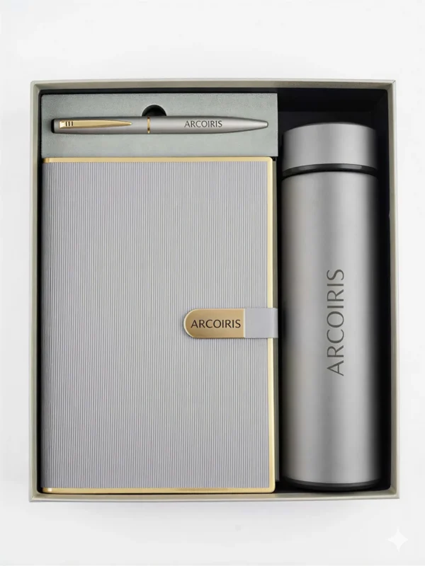 ARCOIRISGADODIA Customizable Gift Set  Office Set (Grey)